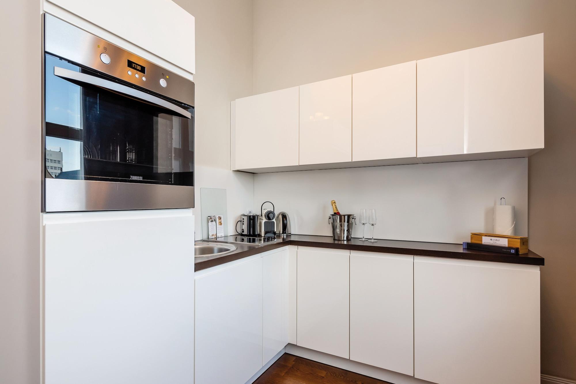 Arabel Design Apartments Berlin Bagian luar foto A modern kitchen
