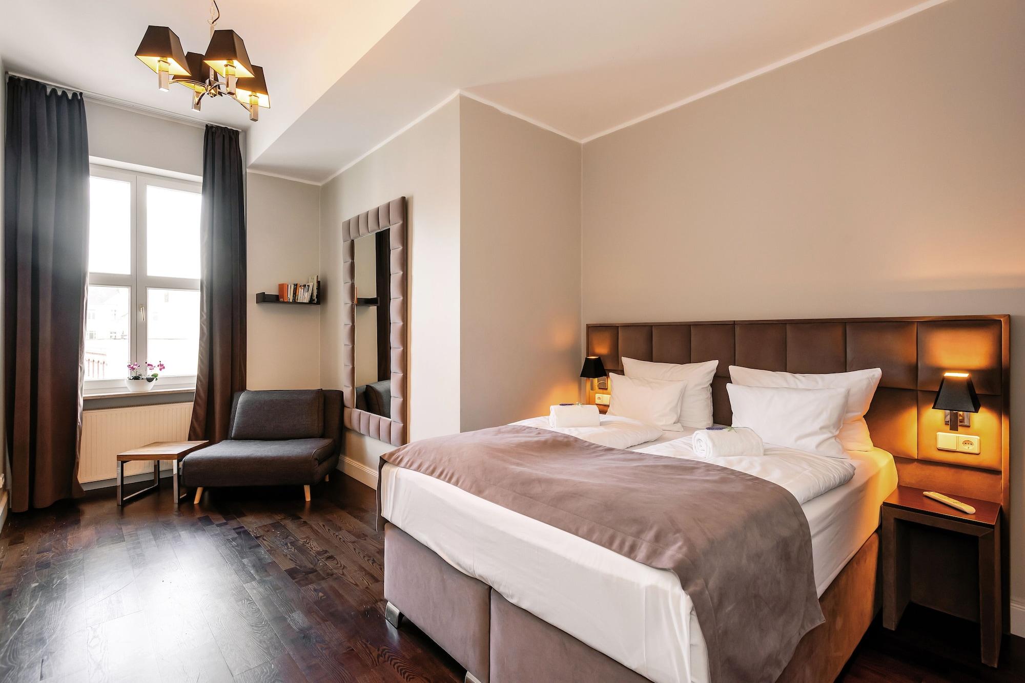 Arabel Design Apartments Berlin Bagian luar foto A room at the hotel