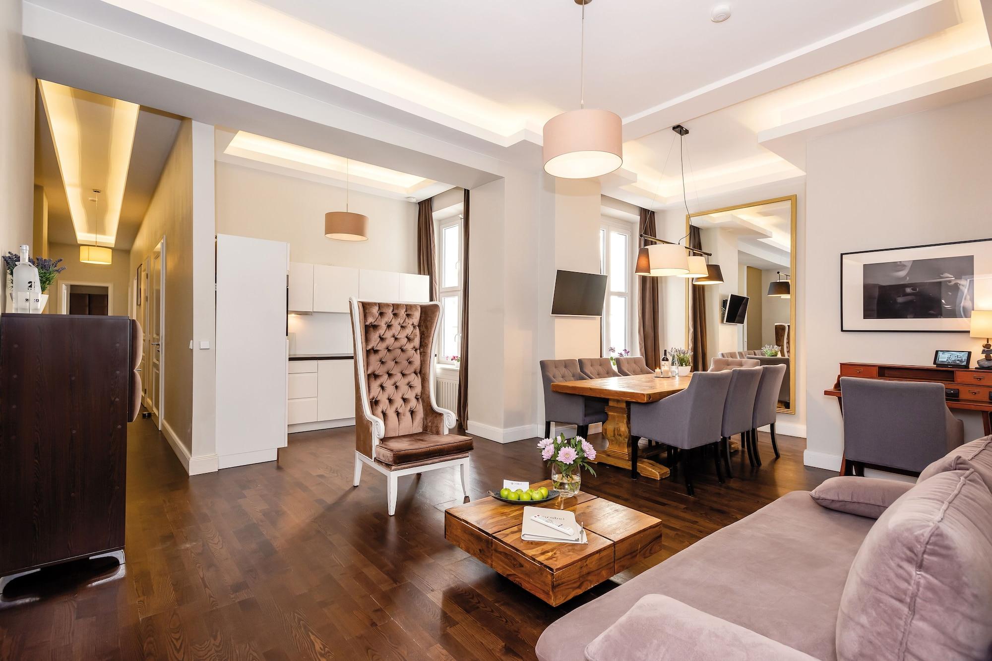 Arabel Design Apartments Berlin Bagian luar foto Interior of a serviced apartment in Warsaw, Poland